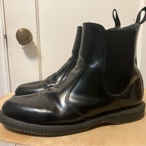 Dr. Martens Black Leather Men's Boots